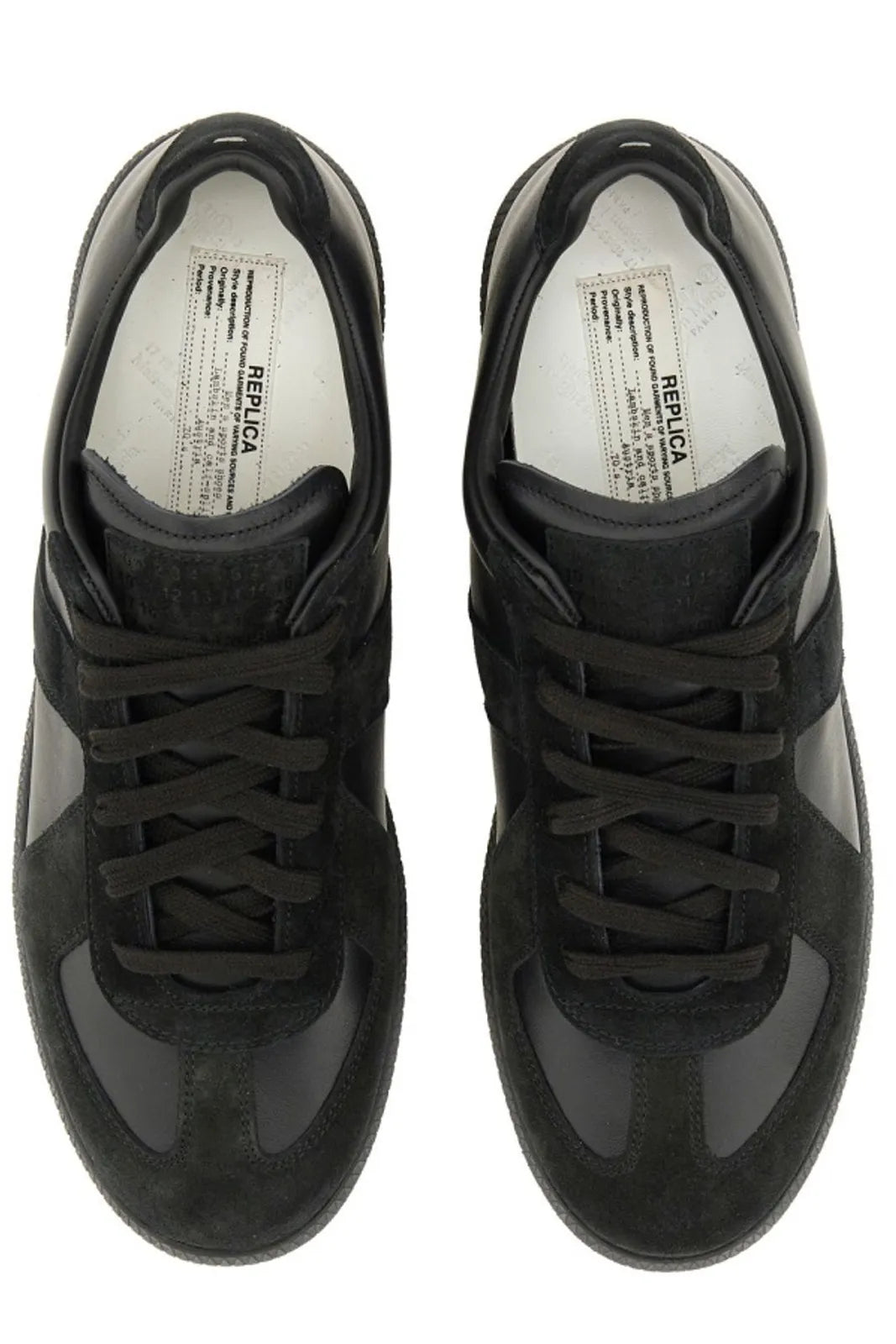 Maison Margiela Gats Low Top Sneaker — Black on Black
