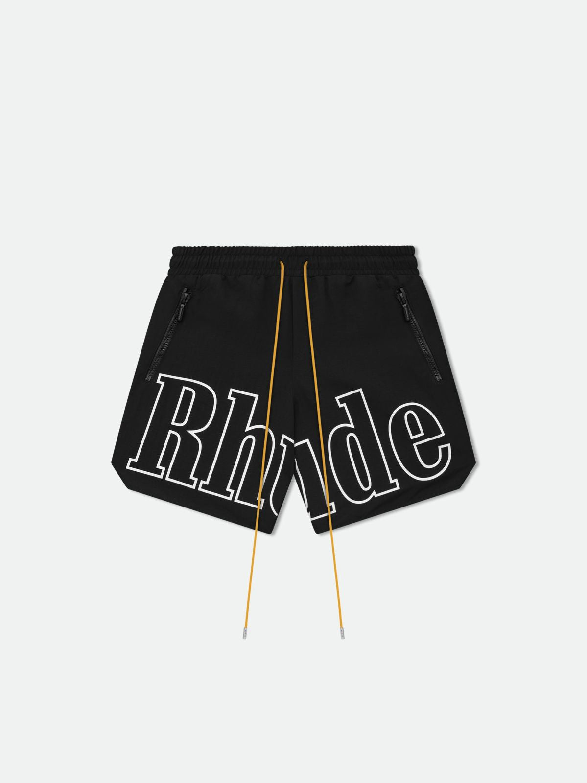 RHUDE BLACK N WHITE SHORTS