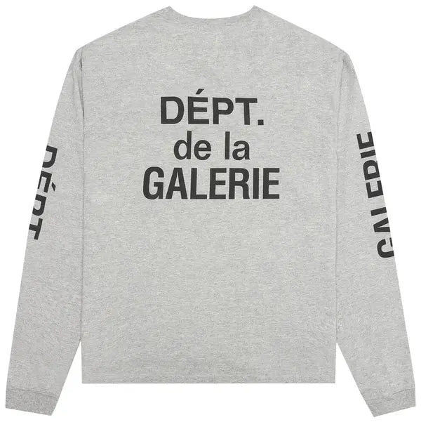 Gallery Dept. French Collector Long-Sleeve Tee 'Gray'