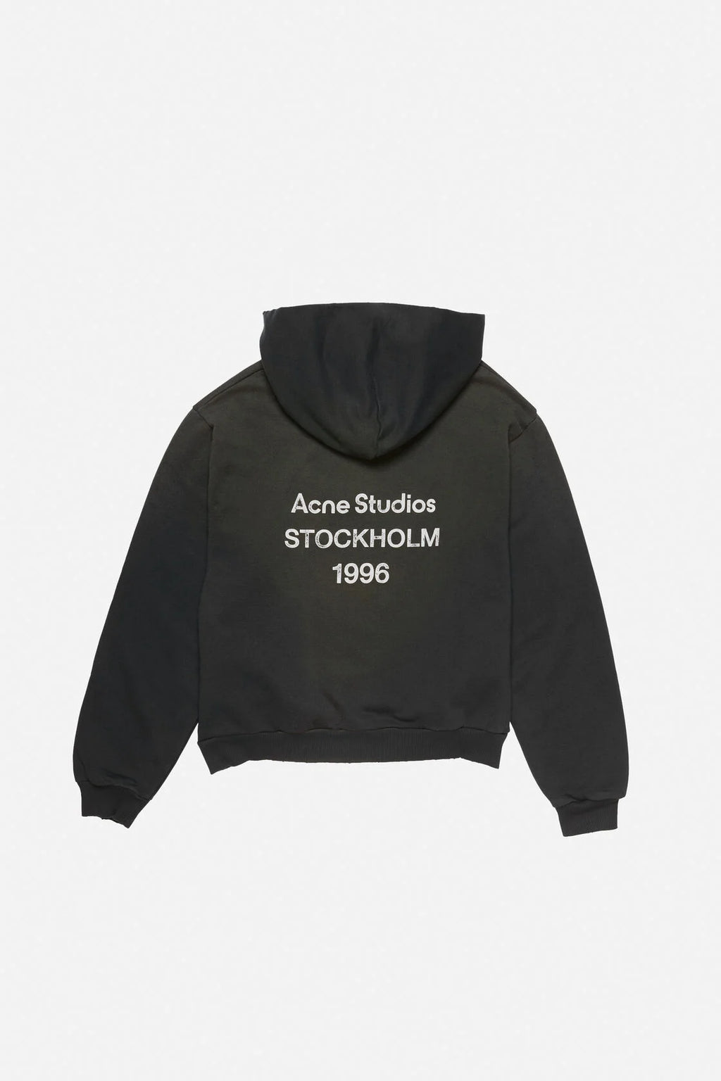Acne Studios 1996 Back Logo Hoodie (Faded Black)