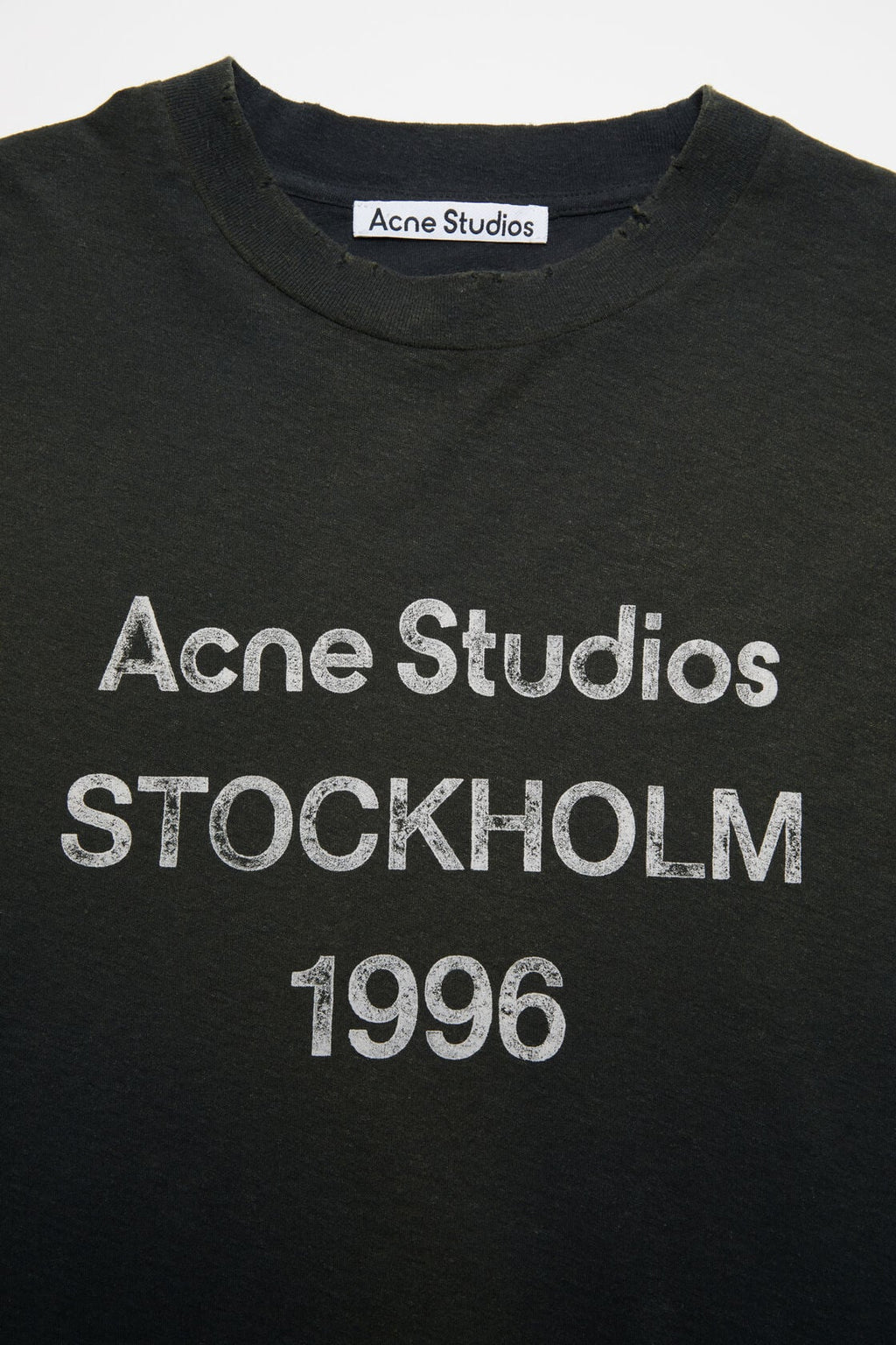 Acne Studios Logo Long Sleeve (Faded Black)