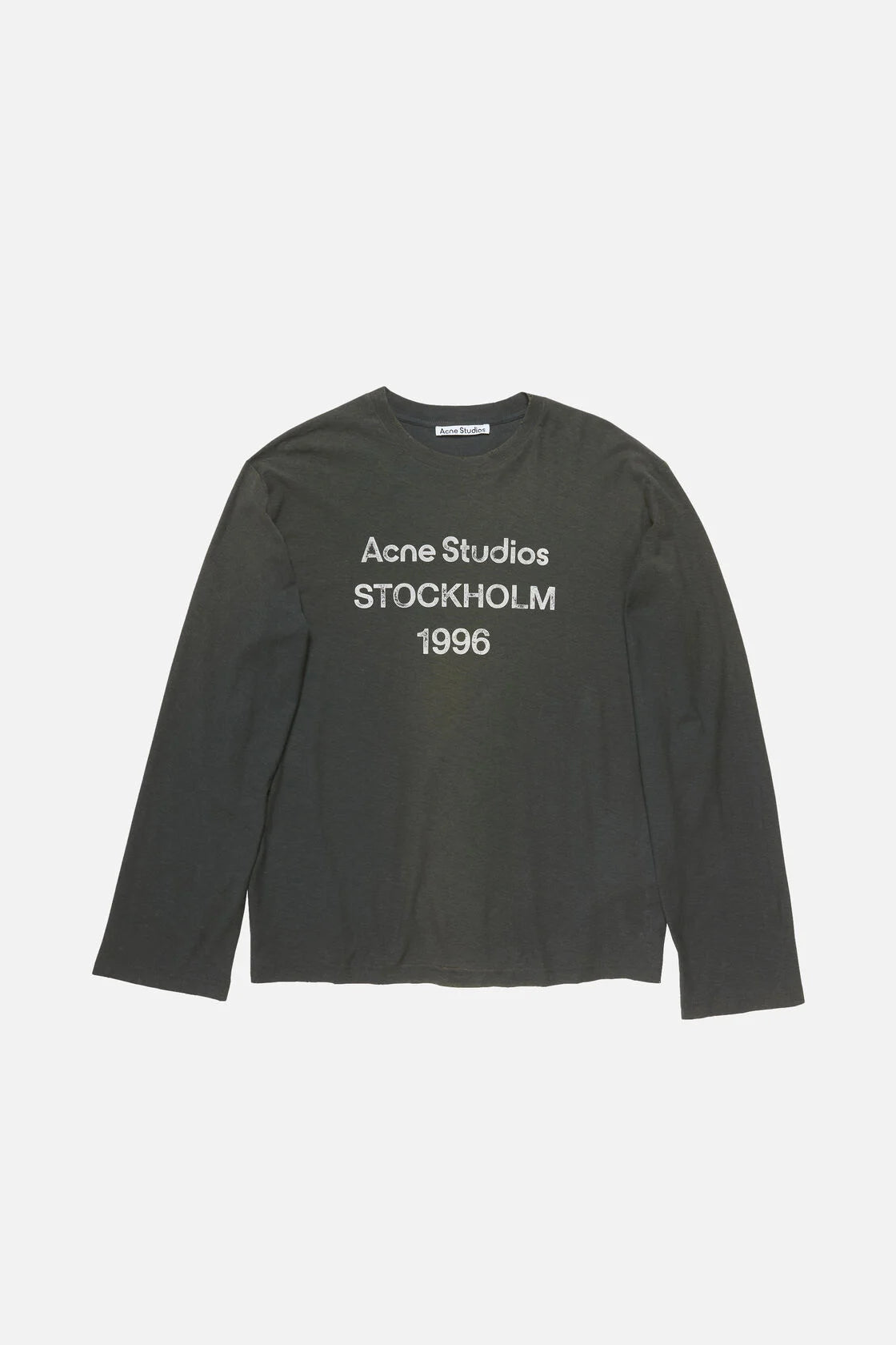 Acne Studios Logo Long Sleeve (Faded Black)