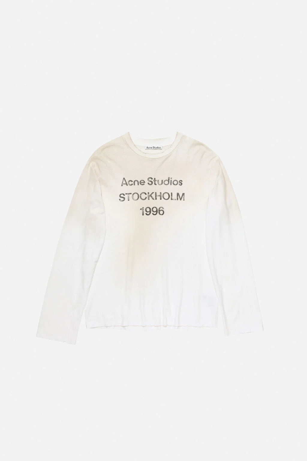 Acne Studios Logo Long Sleeve (Dusty White)