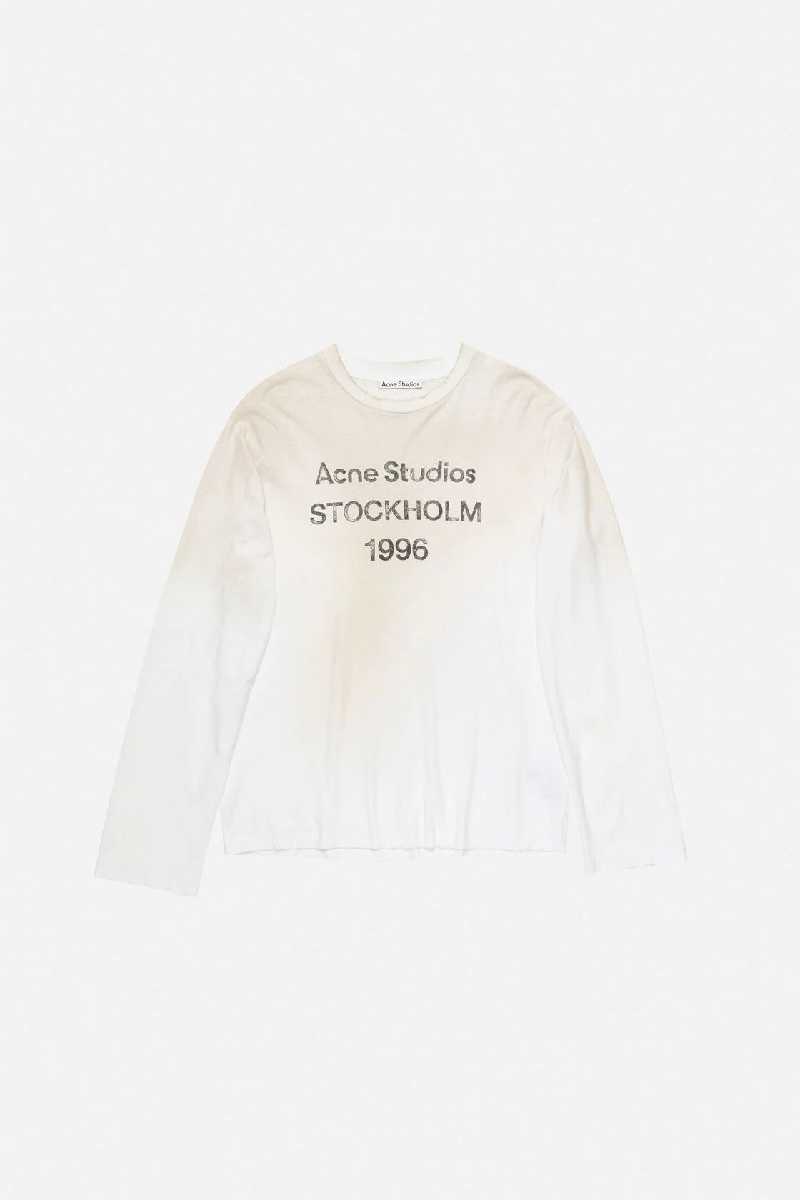 Acne Studios Logo Long Sleeve (Dusty White)