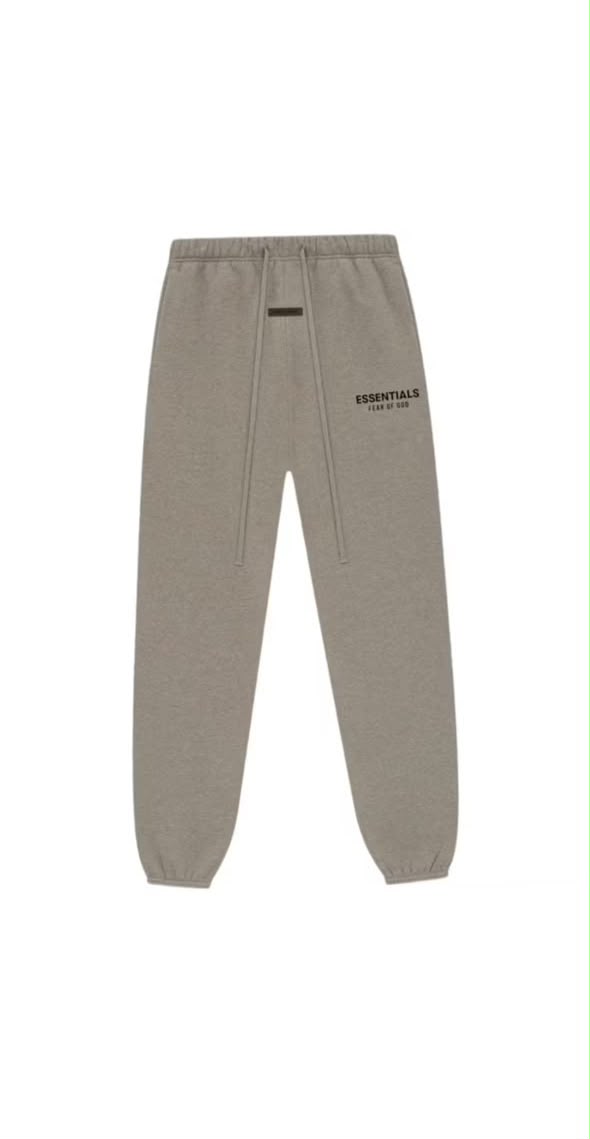 Fear of God Essentials Fleece Hoodie & Pants Set (Heather Grey)