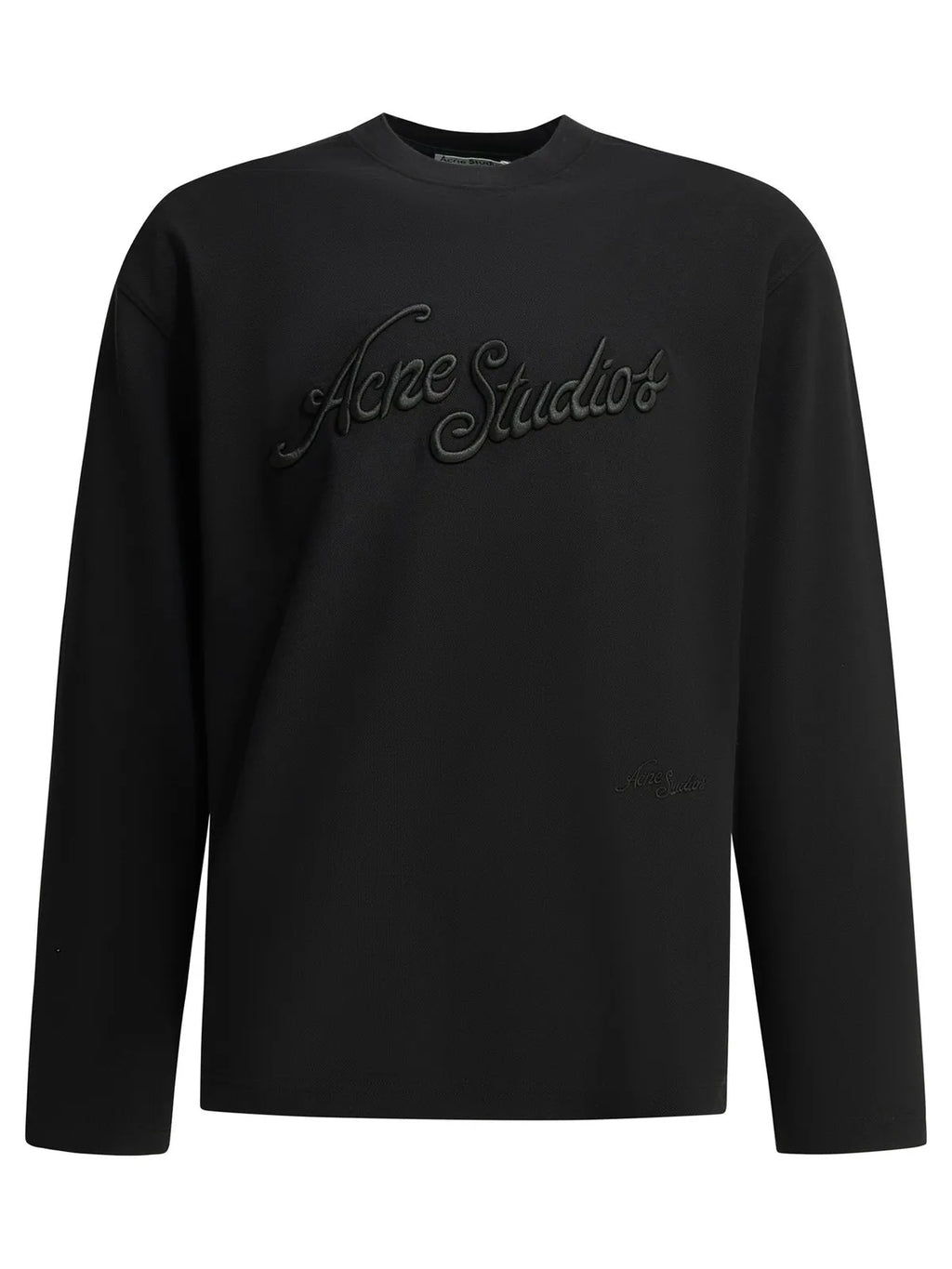 Acne Studios Embroidered Logo Long Sleeve (Black)