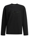 Embroidered Logo Long Sleeve (Black)