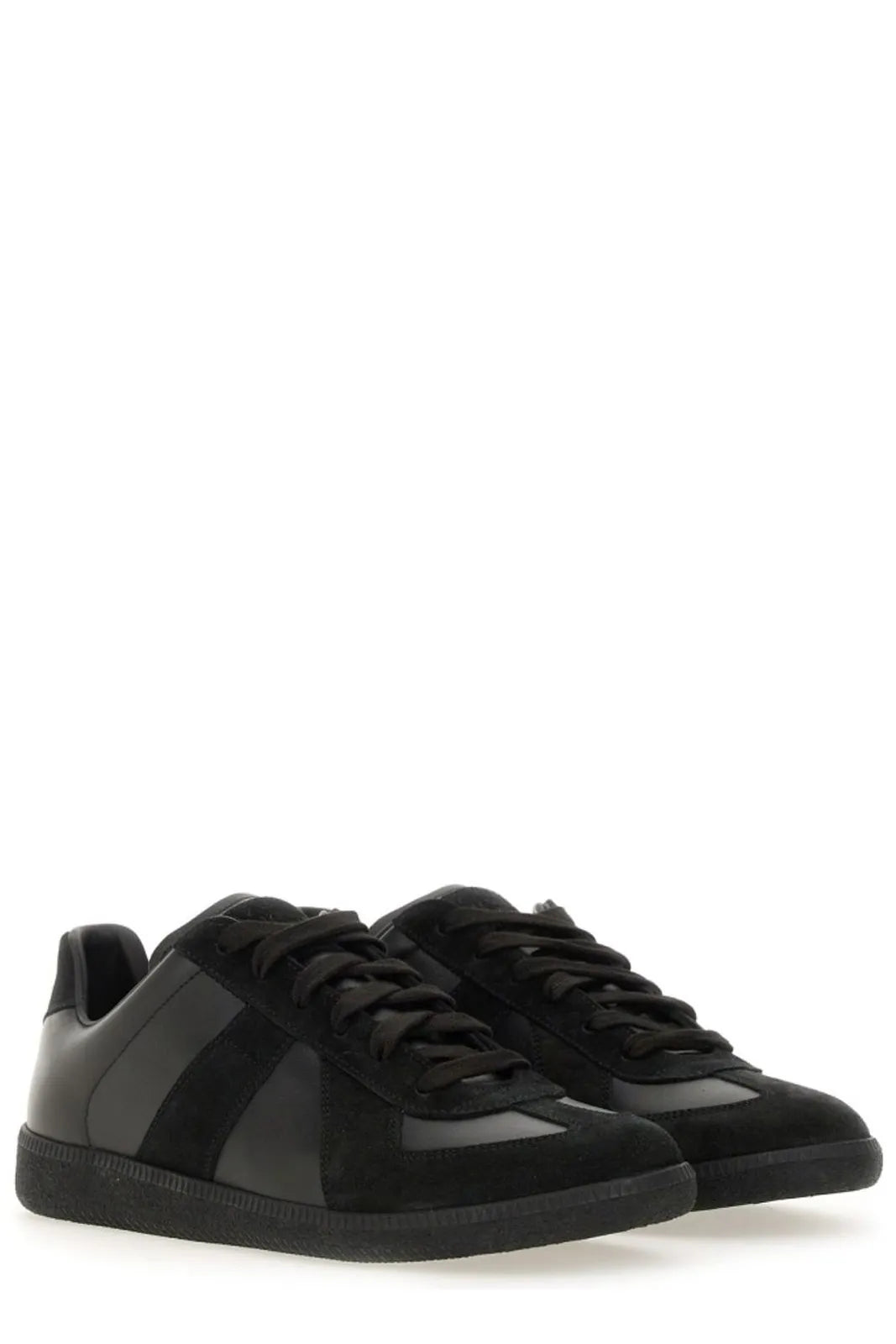 Maison Margiela Gats Low Top Sneaker — Black on Black