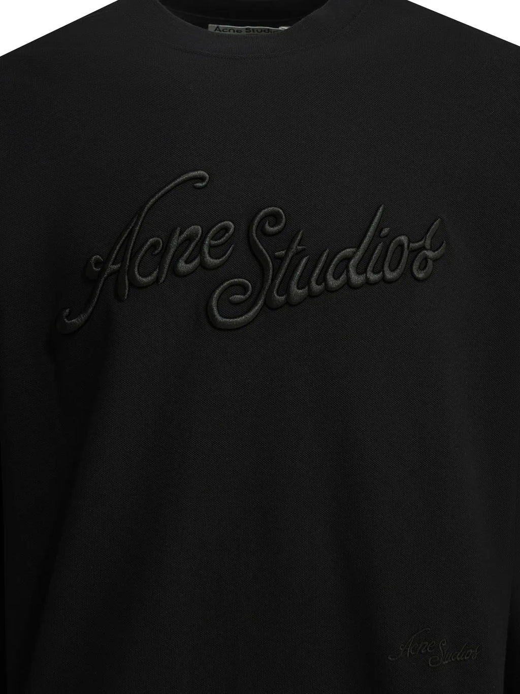 Acne Studios Embroidered Logo Long Sleeve (Black)